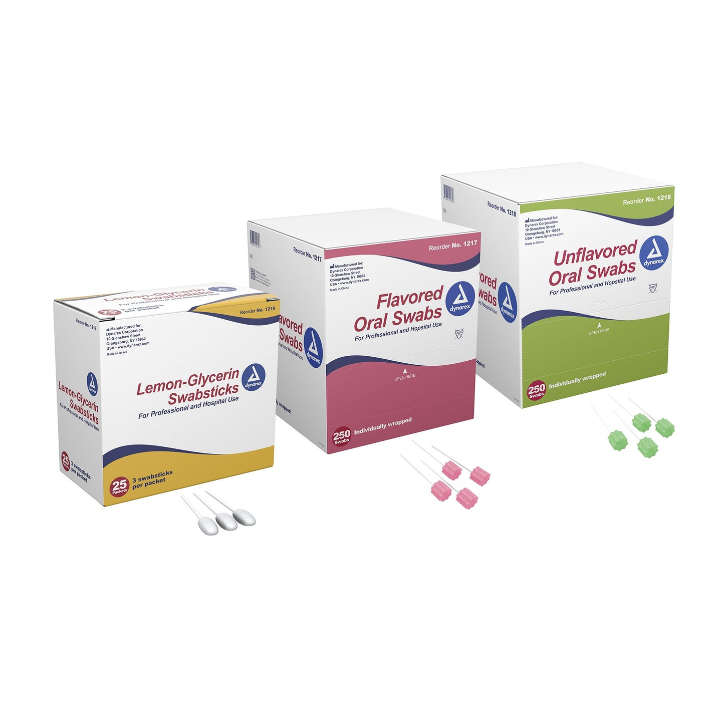 SWAB, ORAL W/FM TIP FLAVORED