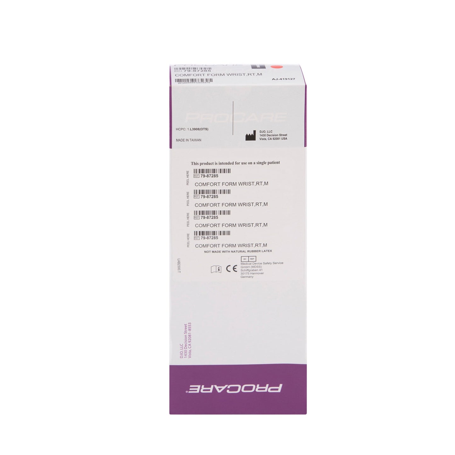 WRIST SUPPORT, COMFORT FORM RTMED DJORTH