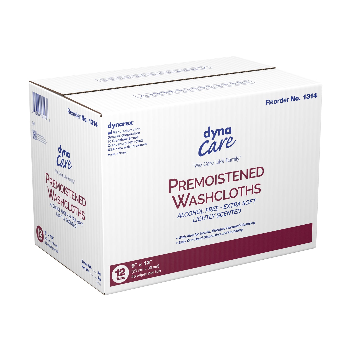 WASHCLOTH, PREMOISTENED 9X13