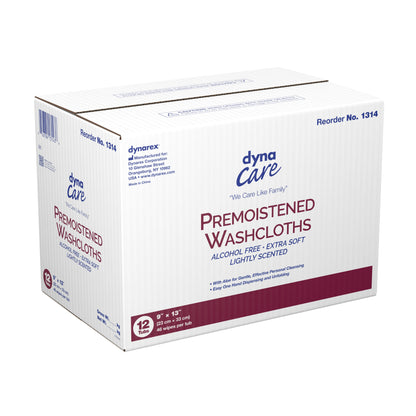 WASHCLOTH, PREMOISTENED 9X13