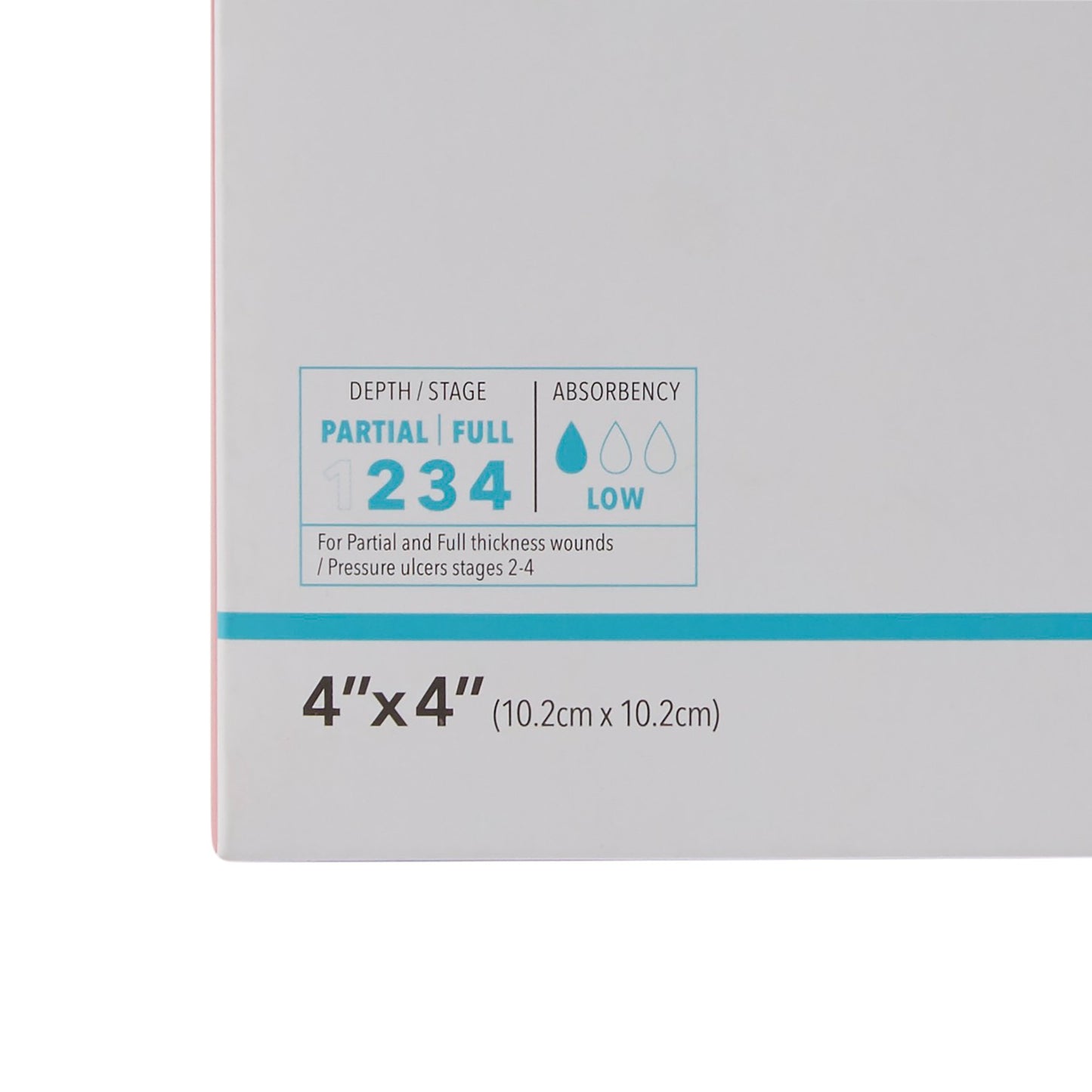 DRESSING, DERMAFILM W/BORDER THIN 4"X4"