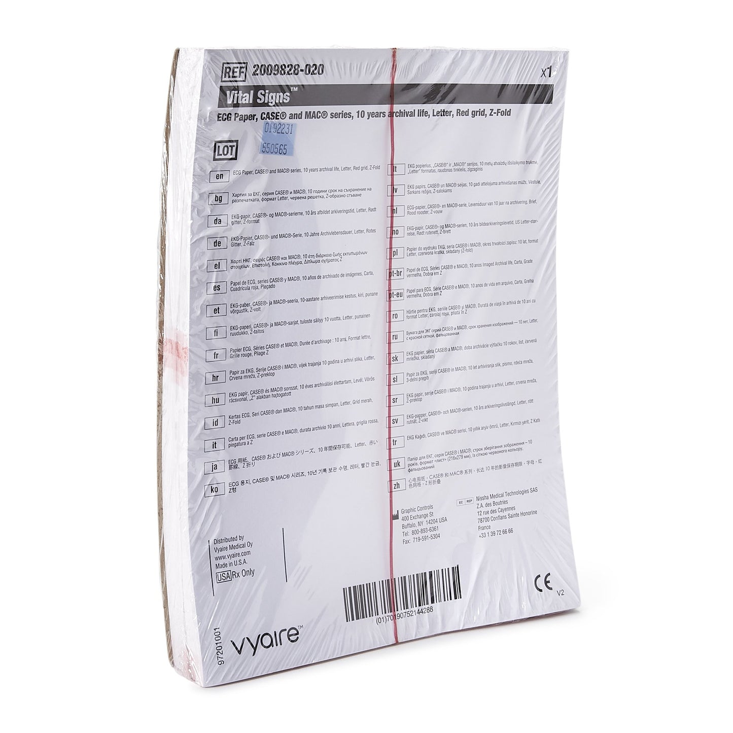 PAPER, EKG PREMIUM 4PG RED