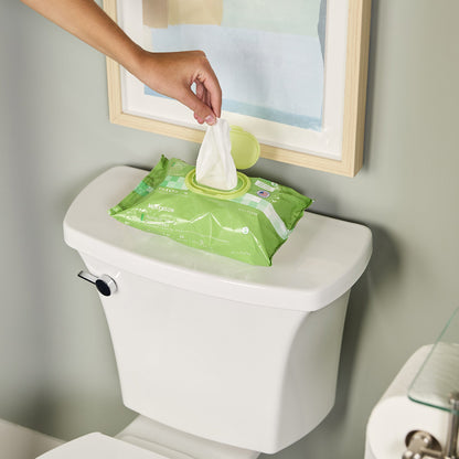 WIPE, WET FLUSHABLE UNSCNTED SFT PK W/LID