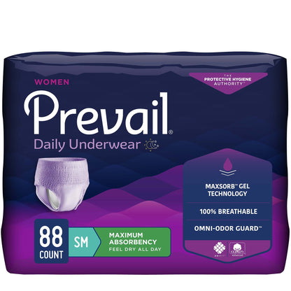 UNDERWEAR, WOMEN MAX ABSRB SM20"-34"