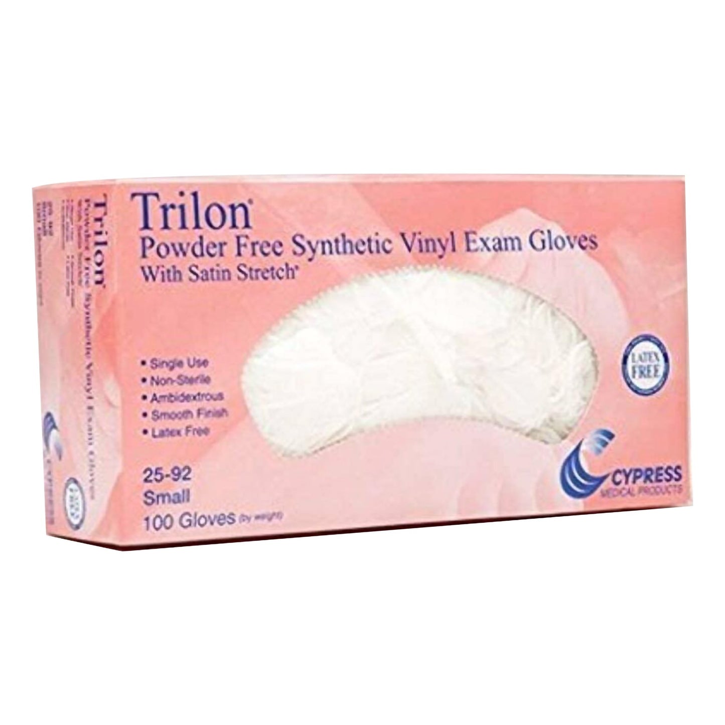 GLOVE, EXAM VNYL SM N/S TRILON