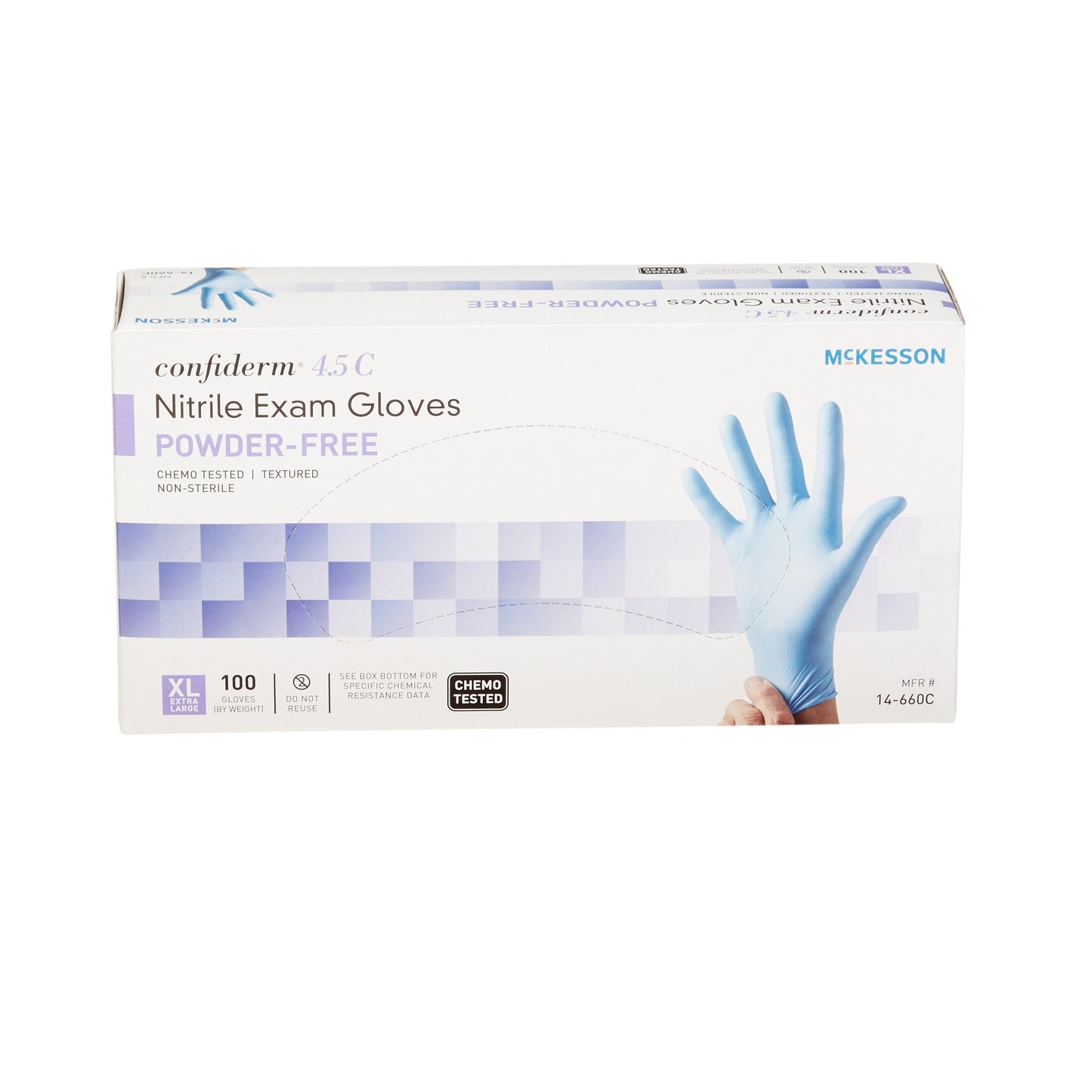 GLOVE, EXAM NTRL XL N/S CHEMO4.5C