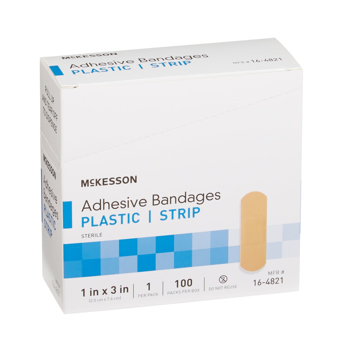 BANDAGE, ADHSV SHR STRP 1X3