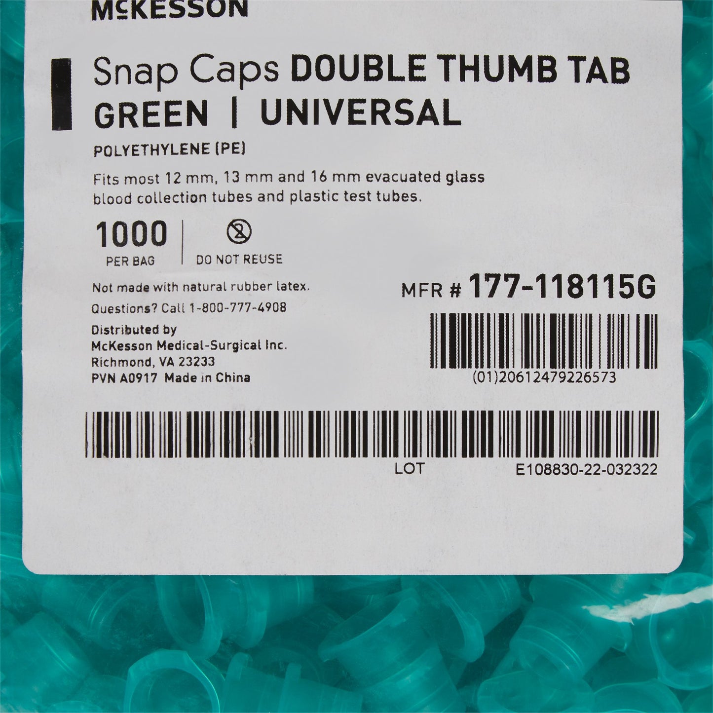 CAP, SNAP UNIV POLY GRN