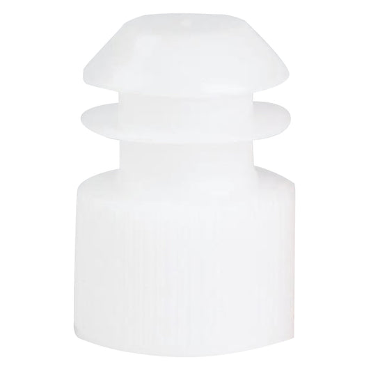 CAP, VAC TUBE WHT 16MM