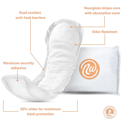 PAD, BLADDER INCONT MODERATE 10"