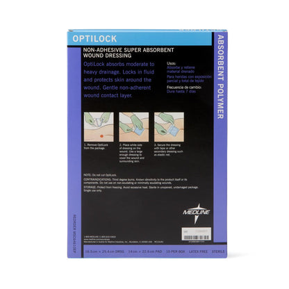 DRESSING, WND OPTILOCK N/ADH 61/2X10"