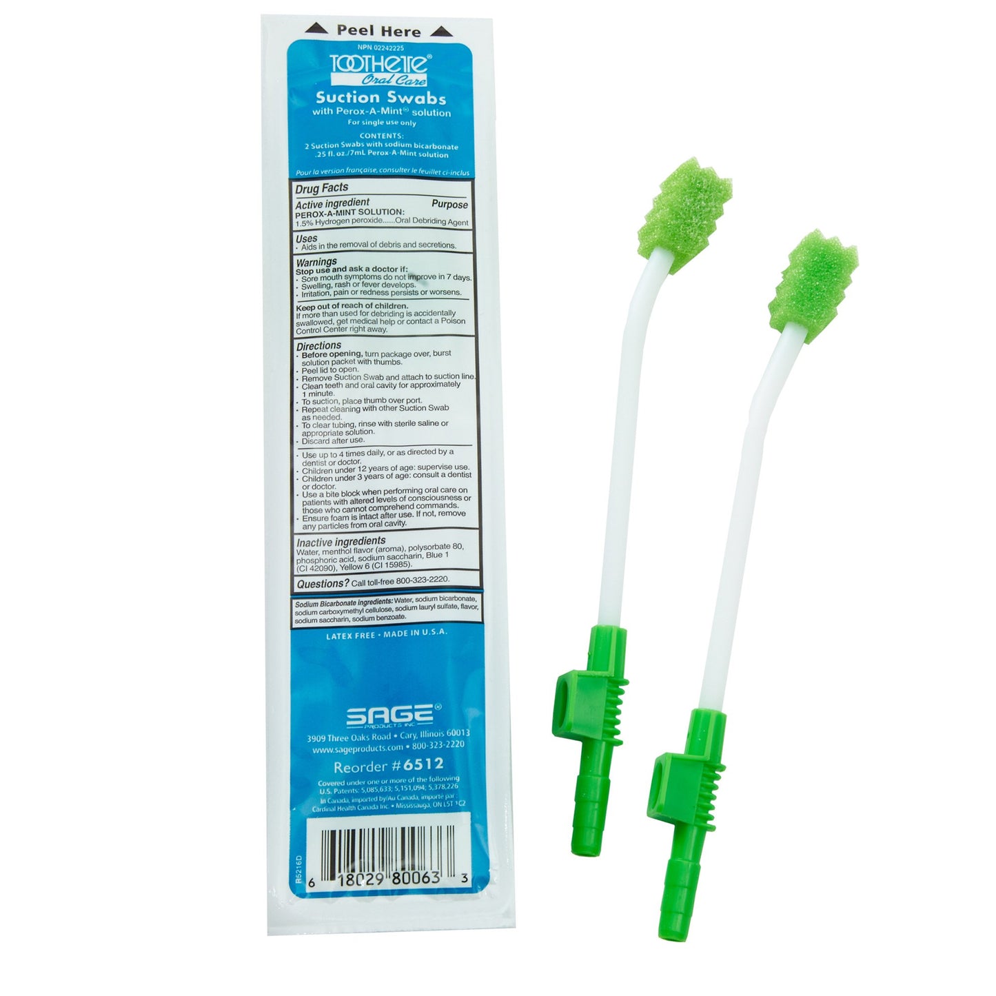 MOUTHCARE KIT, W/SCTN SWABS