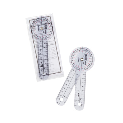 GONIOMETER, ISOM 360DEGREES PLAS CLR 6" FABENT
