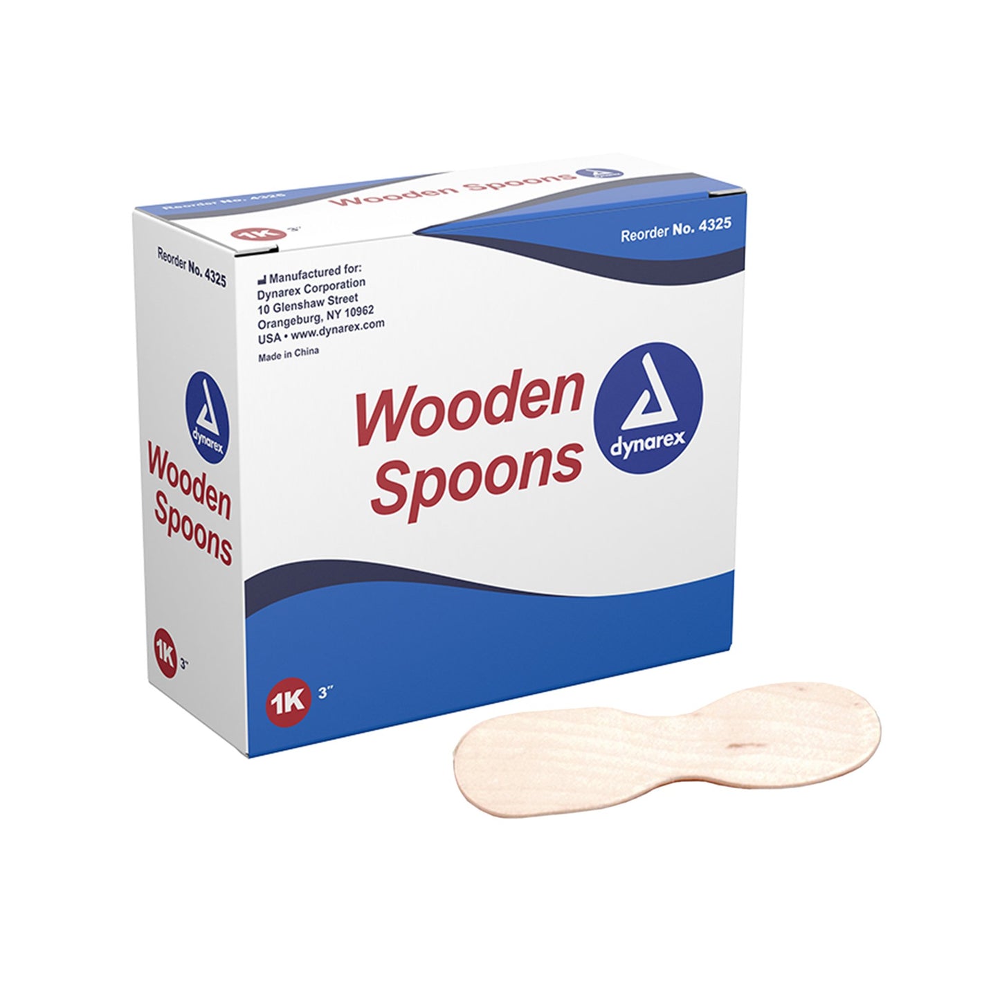 SPOON, WOODEN 3"