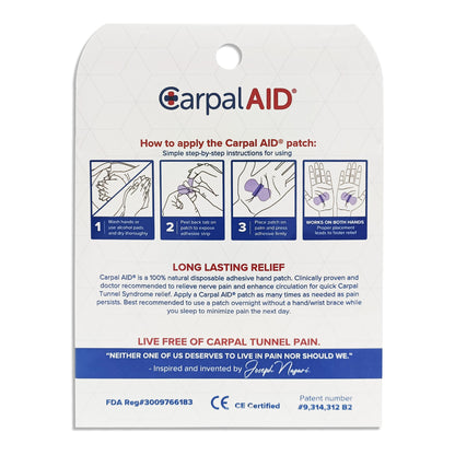 PATCH, CARPAL AID UNIV