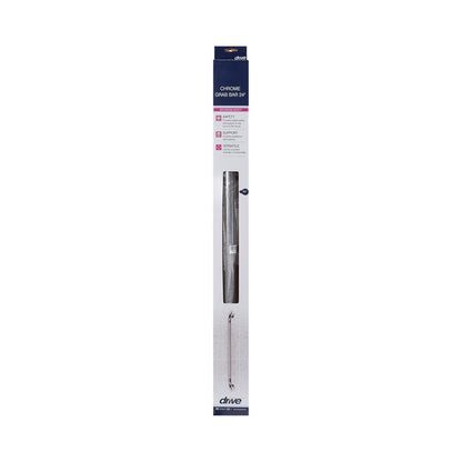 BAR, GRAB FALL PREVENTION KNURLED CHROME 24"