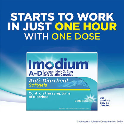 IMODIUM A-D, CAP SGEL ANTI-DIARRHEAL 2MG