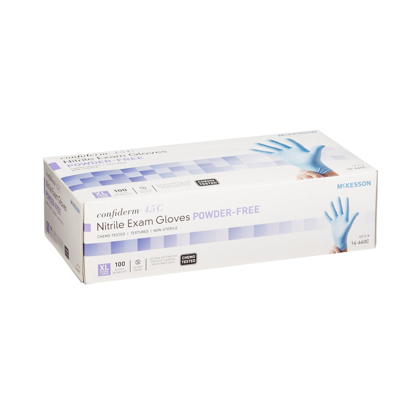 GLOVE, EXAM NTRL XL N/S CHEMO4.5C