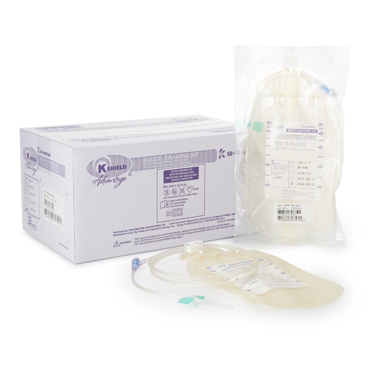 BLOOD DRAWING KIT, KSHIELD ADVANTAGE