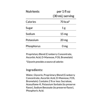UTI-STAT, CRANBERRY 1OZ UD