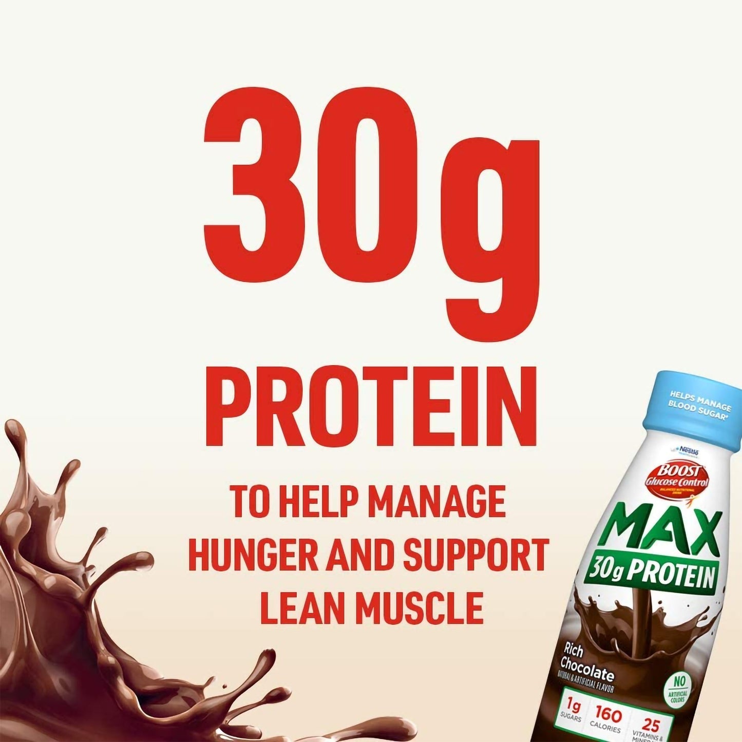 BOOST, GLUCOSE CONTROL MAX PROTEIN CHOCOLATE 11FL OZ