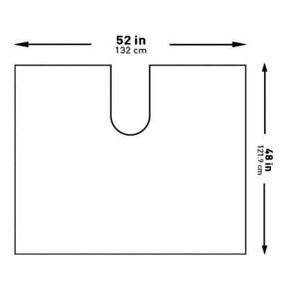 DRAPE, SURGICAL ORTHO IMPERVIOUS W/SPLIT 48"X52"