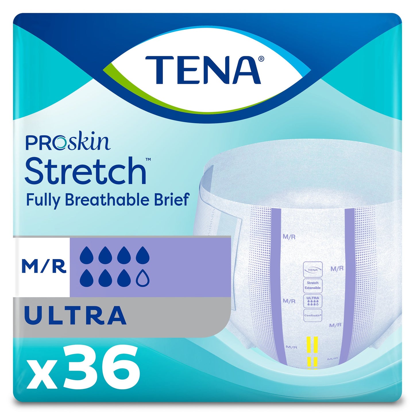 BRIEF, TENA STRCH ULTR MED/REG