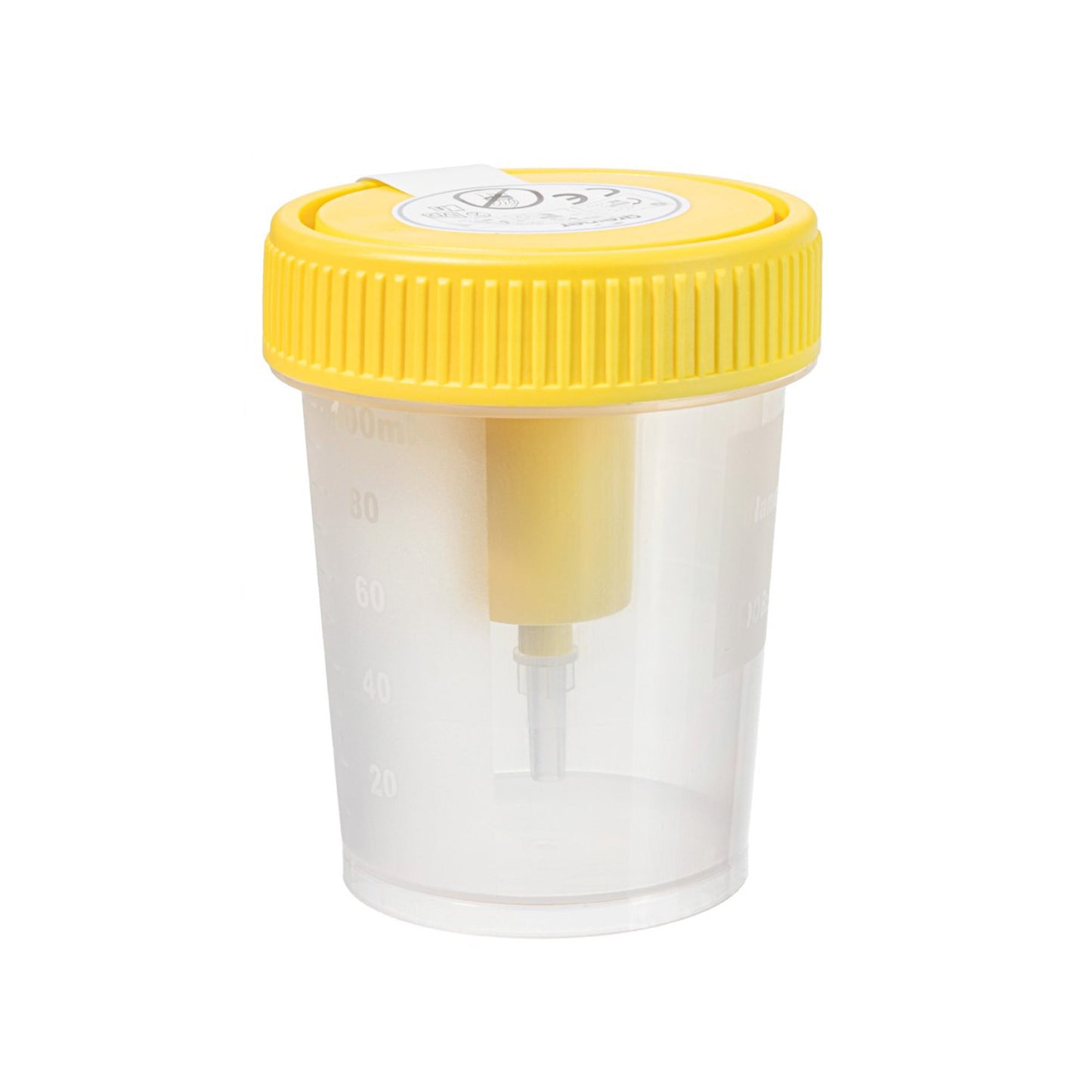 CUP, URINE STR W/INTEGRATED TRANSFER DEVICE
