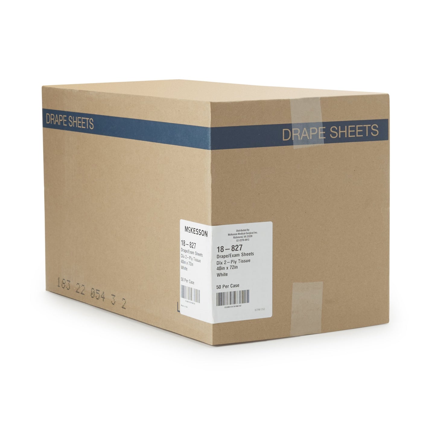 SHEET, DRAPE 2PLY WHT 40X72