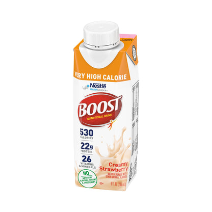 BOOST, VERY HIGH CALORIE STRWBRY 8OZ
