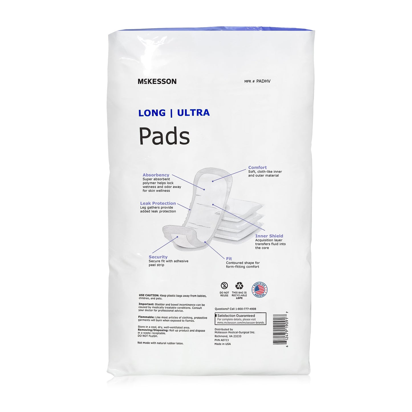 PAD, BLADDER CNTRL MCK ULTRA