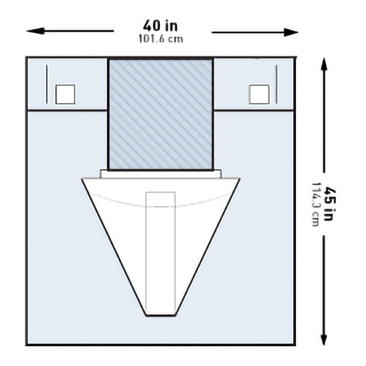DRAPE, SURGICAL GYN UNDER BUTTOCKS STR 40"X45"