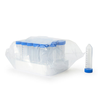 TUBE, CENTRIFUGE PP RACKED STRBLU 50ML