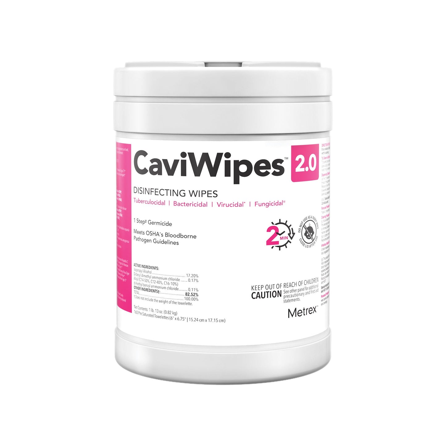WIPE, WET DISINF CAVIWIPES 65TOWELETTES 9"X12"