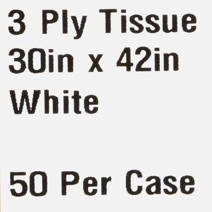 GOWN, EXAM 3PLY WHT 30X42