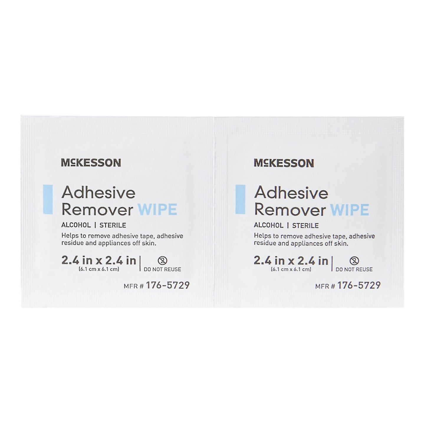 WIPE, ADH REMOVER 2.4"X2.4"