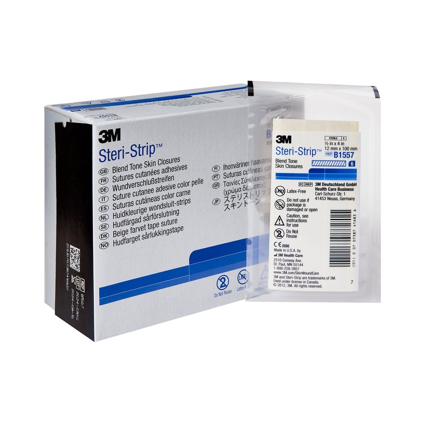 CLOSURE, STERI-STRIP SKIN TONE1/2"X4"