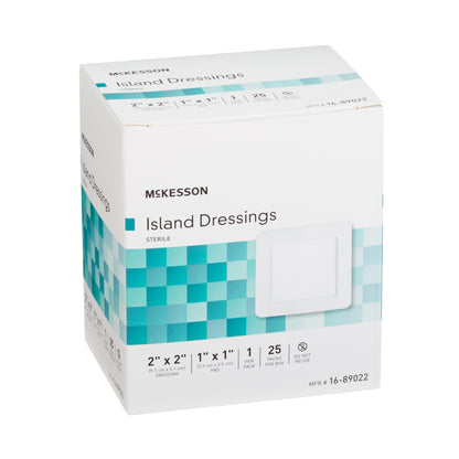 DRESSING, ISLAND BORDER-GAUZESTR LF 2X2"