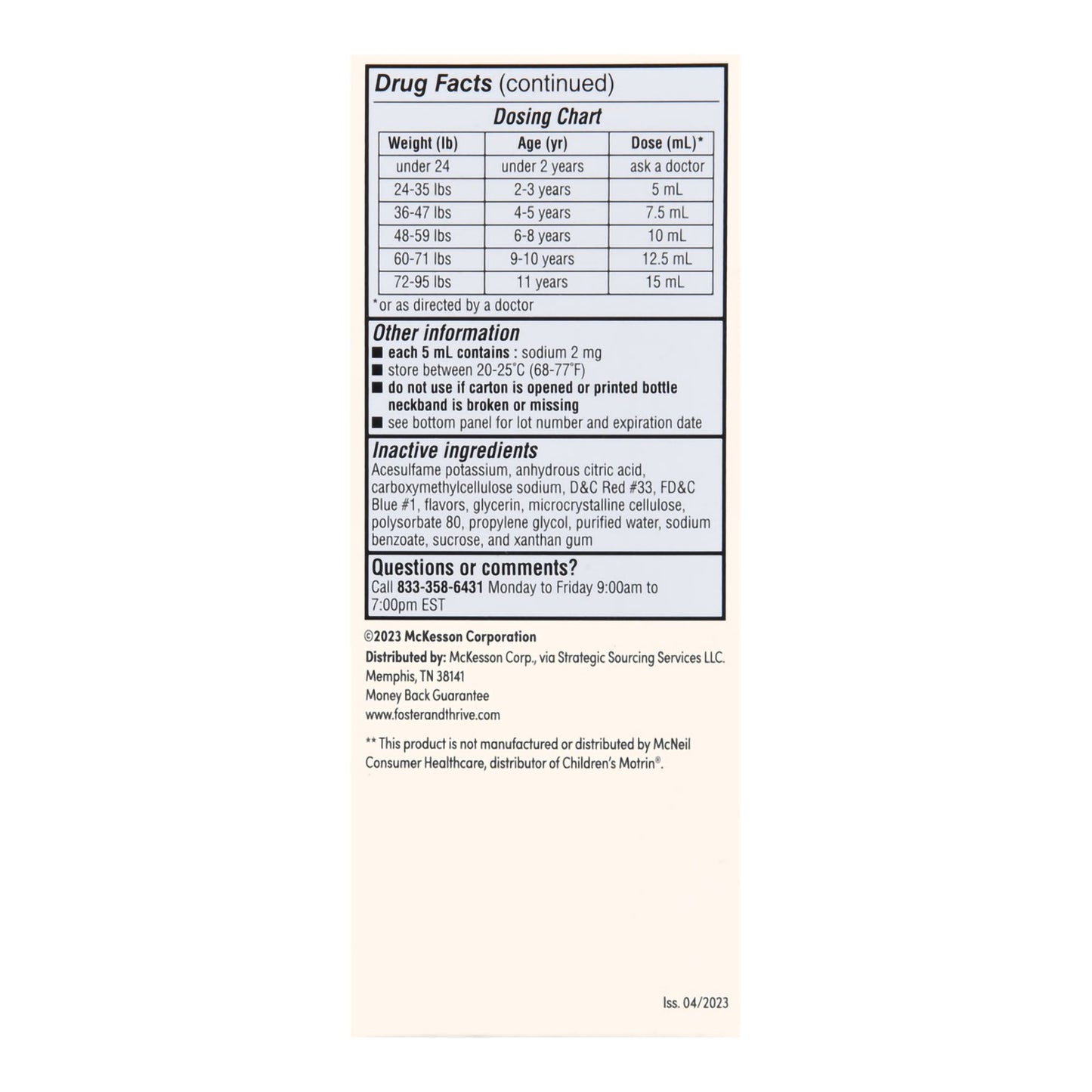 IBUPROFEN, SUSPN ORAL FT CHLDGRAPE 4OZ