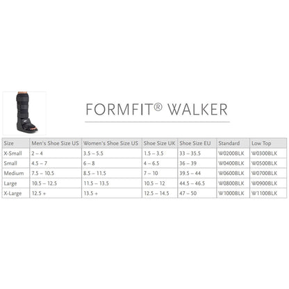 WALKER, EQUALIZER LOW TOP BLKMED OSSURA