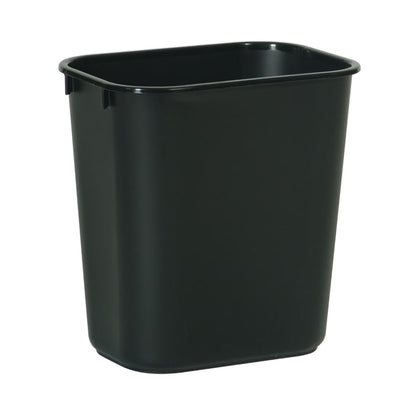 WASTEBASKET, SM 13 5/8 QT BLKSALFLD