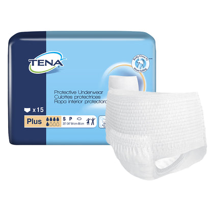 UNDERWEAR, INCONT TENA PROTECTIVE PLUS SZ SM