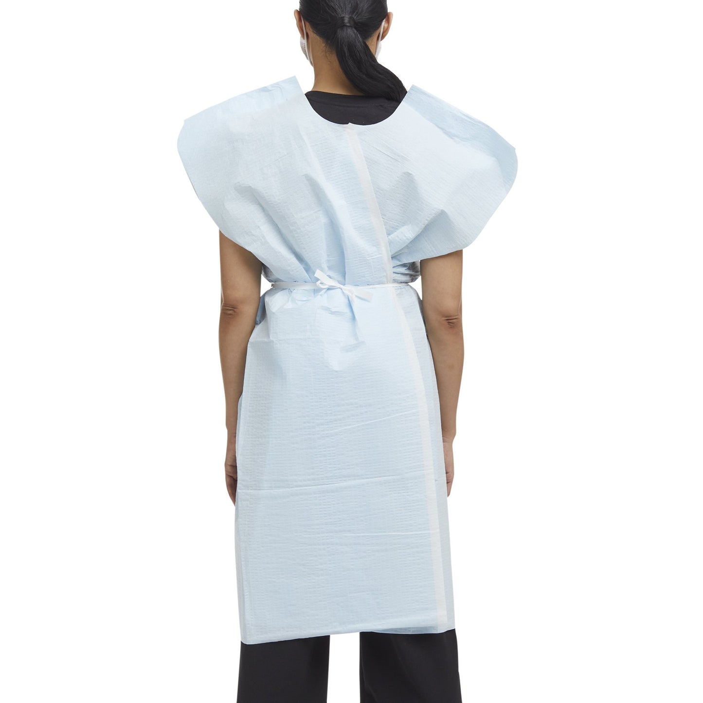 GOWN, EXAM BLU 30"X42"