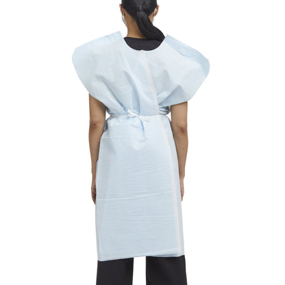 GOWN, EXAM BLU 30"X42"
