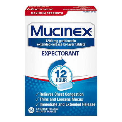 MUCINEX, TAB ER 1200MG