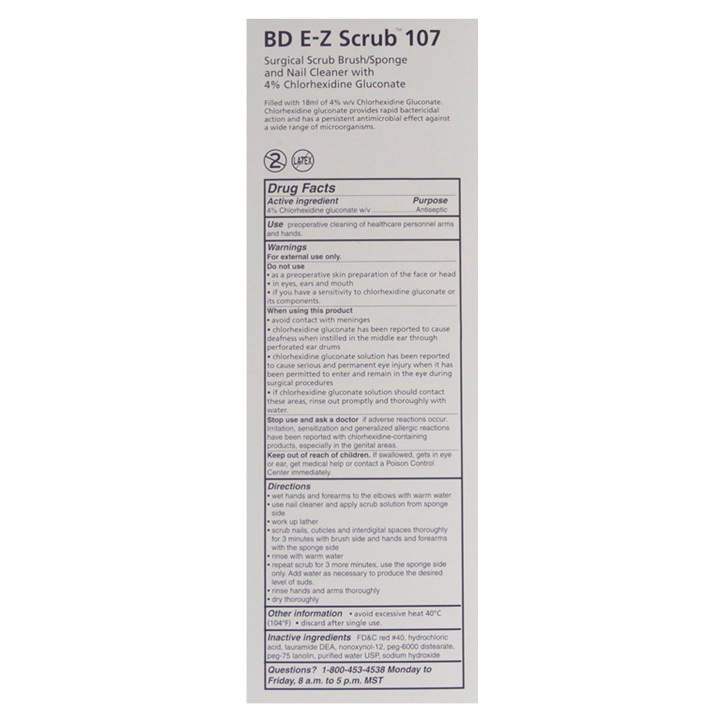 SCRUBBRUSH/SPONGE, 4%CHG