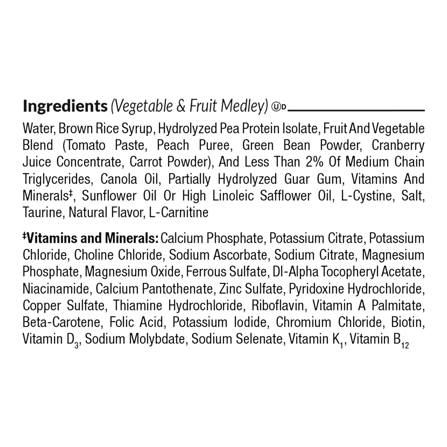 COMPLEAT PEPTIDE, 1.0 CAL PEDVEG/ FRUIT MEDLEY 250ML