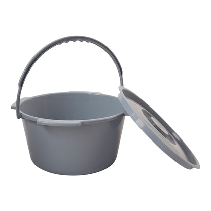 BUCKET, COMMODE W/PLAS HANDLE& CYR 7.5QT