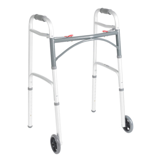 WALKER, FOLDING JR 350LB W/5"WHEELS