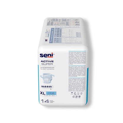 UNDERWEAR, INCONT ACTIVE SUPERXLG 47"-63"